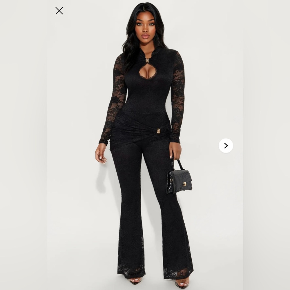 Kaya Lace Cut Out Jumpsuit